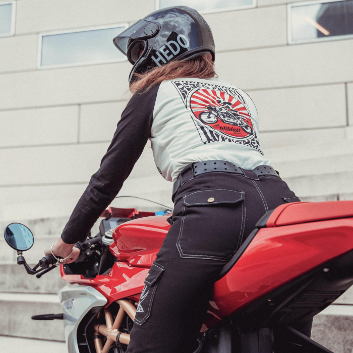 Tricou Baseball Wildust Sisters - Rebel Moto Witches Retro [3]