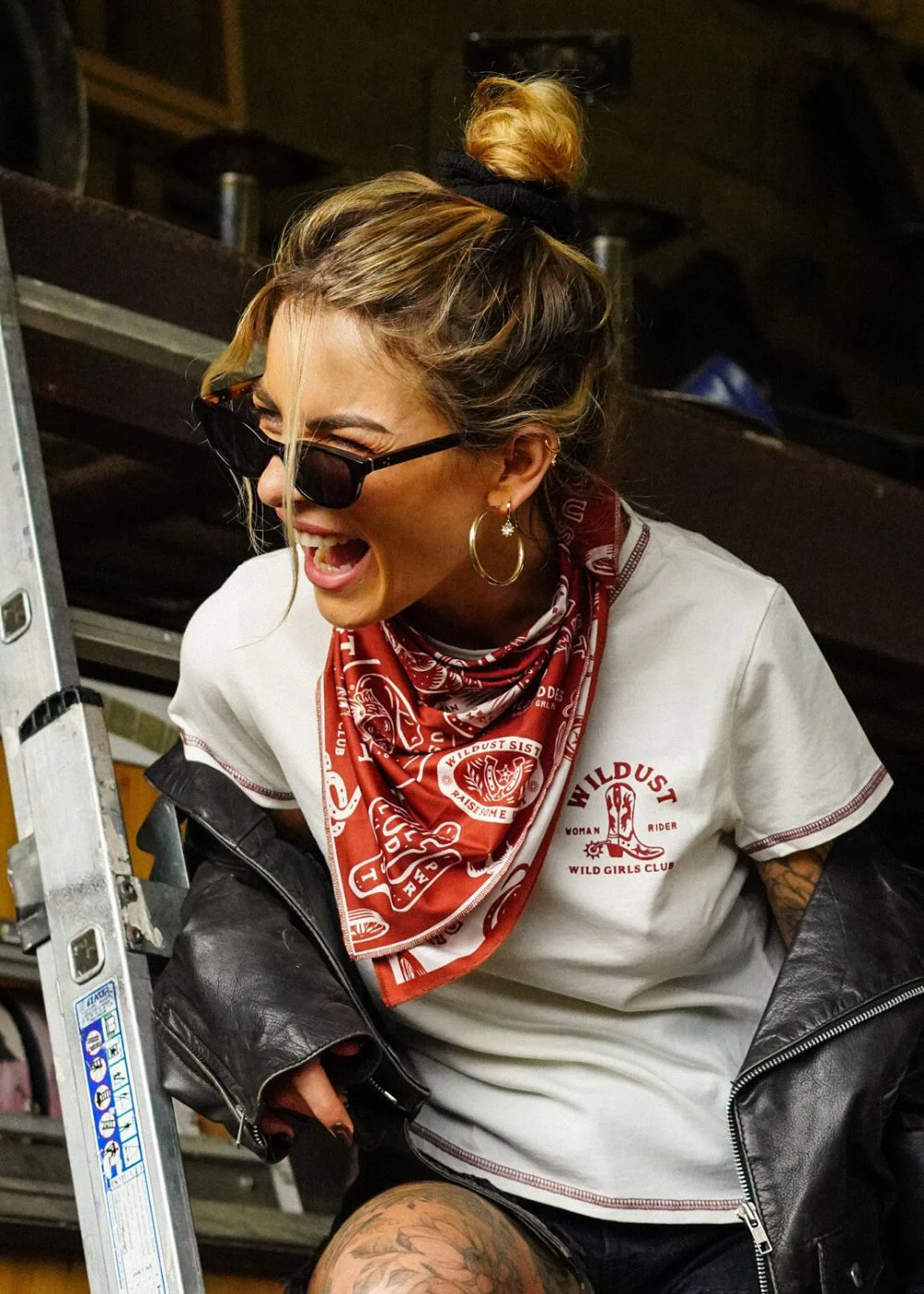 Tricou Ringer Retro '70s WILDUST SISTERS "See Ya in Hells" [3]