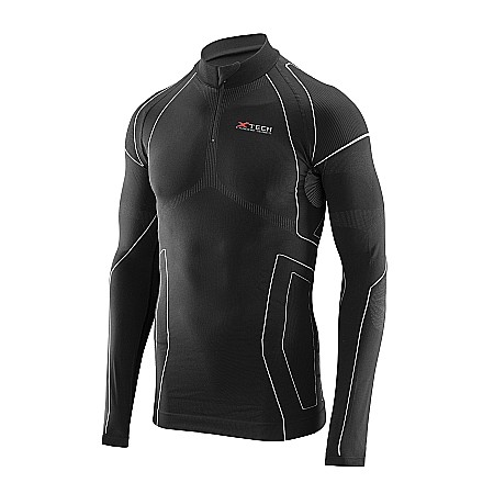 Imbracaminte Functionala - Bluza termica XTECH Race3 cu fermoar