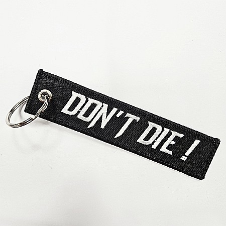 breloc moto textil BNF Don't die! [1]