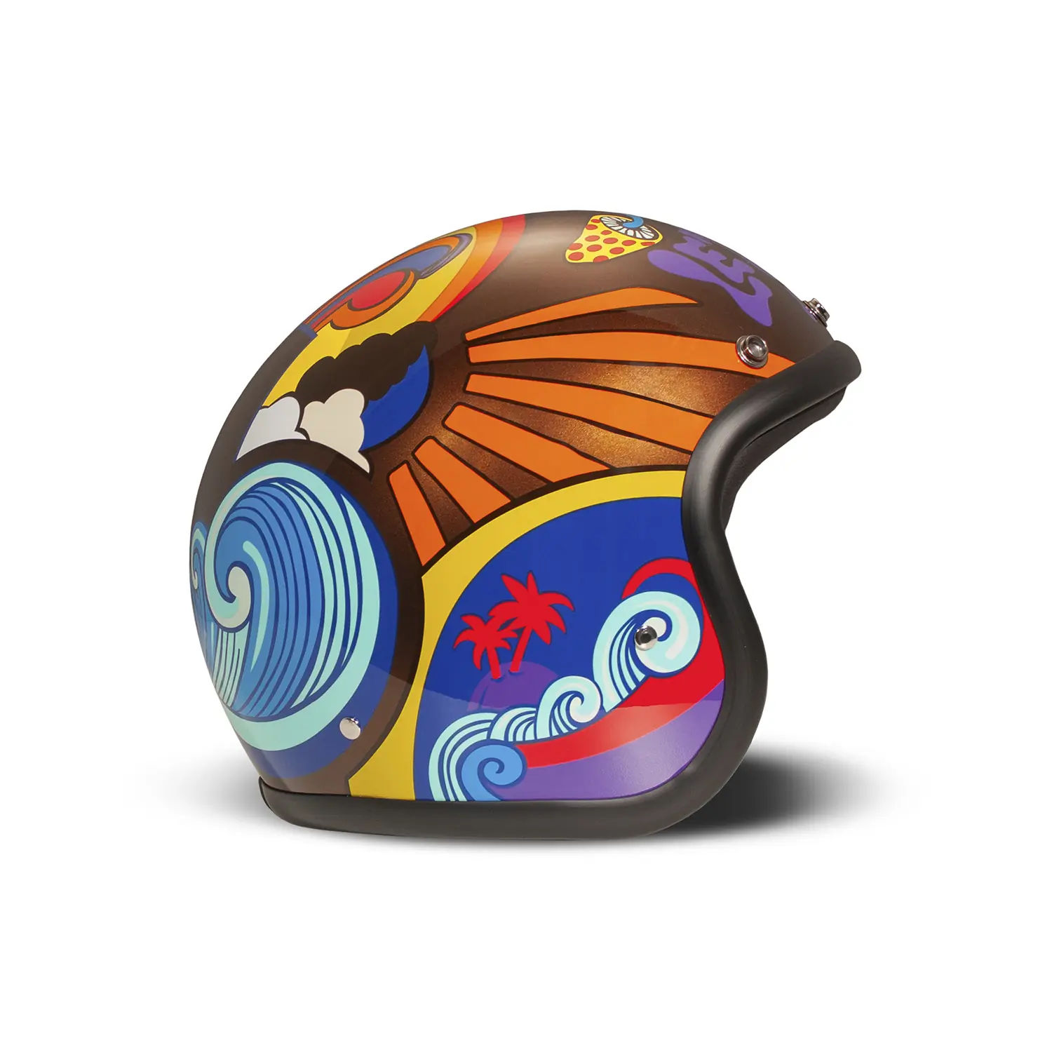 Cască Moto Fibră de Sticlă DMD Jet Retro Trip ECE 22.06 [2]