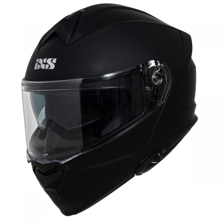 Cască modulară iXS301 1.0 negru mat – ochelari de soare, ventilație și confort sporit [1]