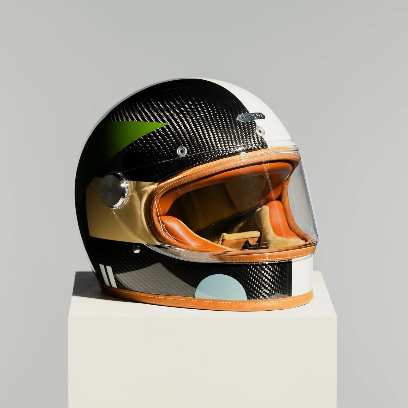 Cască Moto Integrală Hedon Heroine Racer 2.0 – Ediție Bauhaus (Fibră Carbon, ECE 22.06 / DOT) [1]