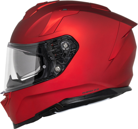 Casti FULL-FACE - Casca iXS Rapid 2.0 Chalky Rosu Metalic Mat