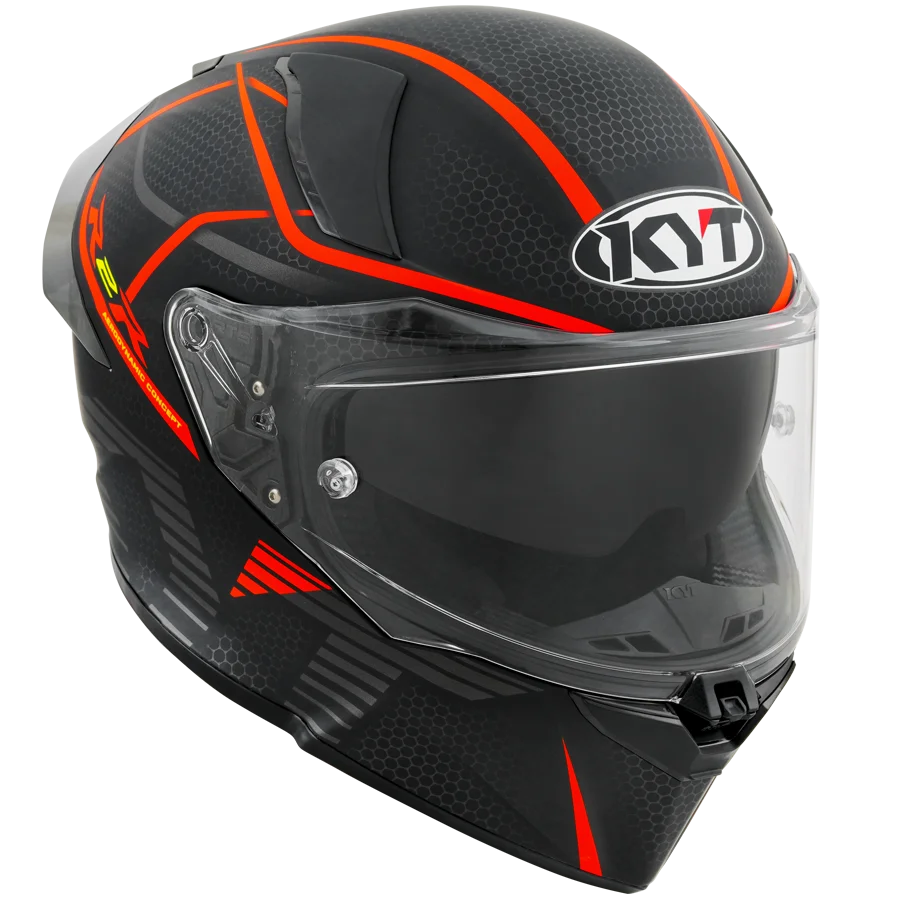 Casca KYT R2R Concept Matt Black/Red/ E06 [1]