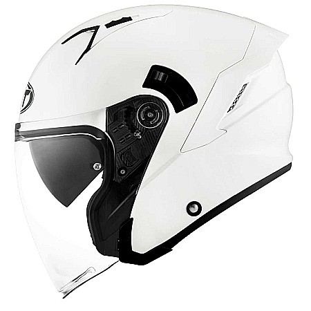 Casti - Casca moto KYT NF-J Plain White