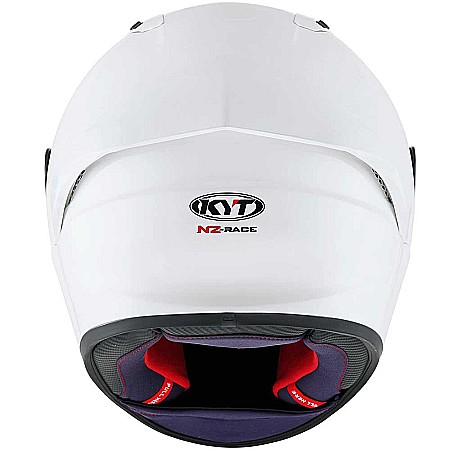 Casca moto KYT NZ-Race Plain White [6]