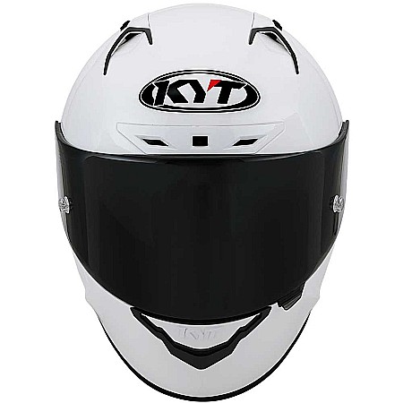 Casca moto KYT NZ-Race Plain White [2]