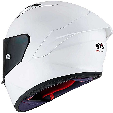 Casca moto KYT NZ-Race Plain White [7]