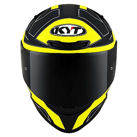 Casca moto KYT TT-Course Electron Matt Black/Ylw [2]