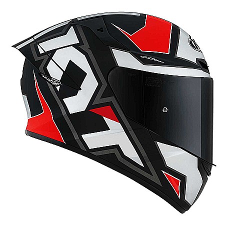 Casca moto KYT TT-Course Electron Matt Grey-Red [3]