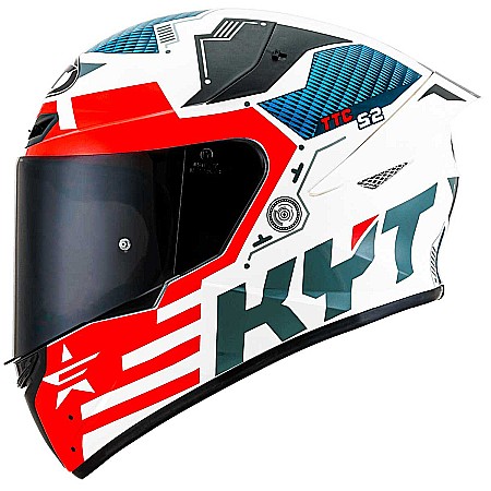 Casti - Casca moto KYT TT-Course Fuselage Red