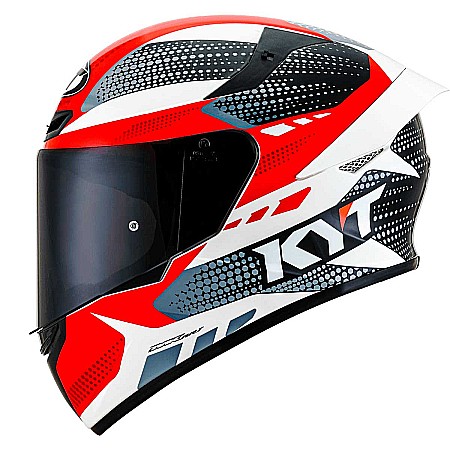 Casti - Casca moto KYT TT-Course Gear Black&Red