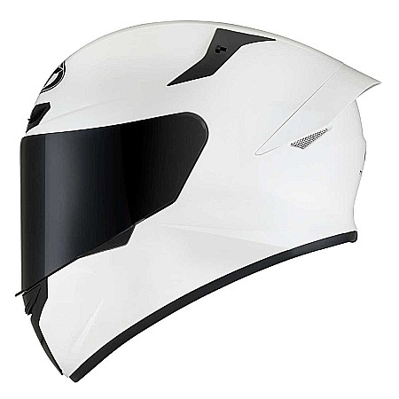 Casti FULL-FACE - Casca moto KYT TT-Course Plain White