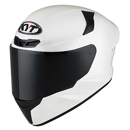 Casca moto KYT TT-Course Plain White [1]