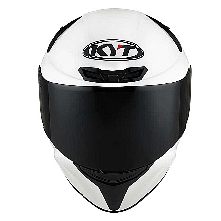 Casca moto KYT TT-Course Plain White [2]