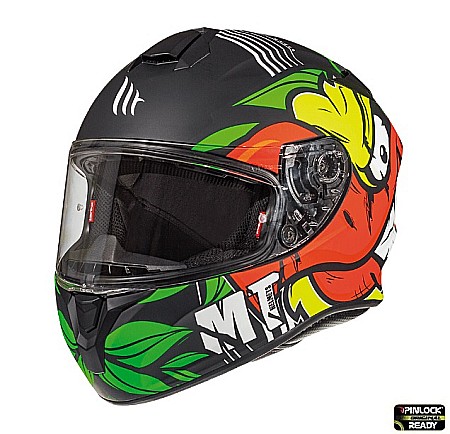 Casca MT Targo Truck A2 Galben Fluo Mat [1]