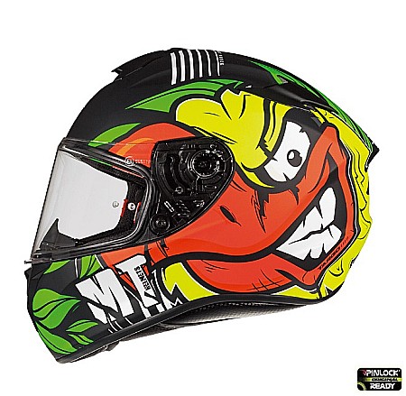 Casca MT Targo Truck A2 Galben Fluo Mat [0]