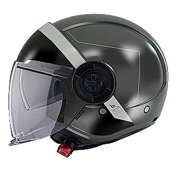 Casca MT Viale SV S 68 Unit D2 Gri Mat/E06 [1]