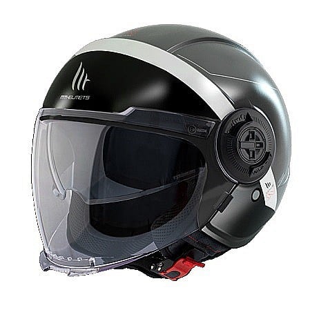 Casti OPEN FACE - Casca MT Viale SV S 68 Unit D2 Gri Mat/E06
