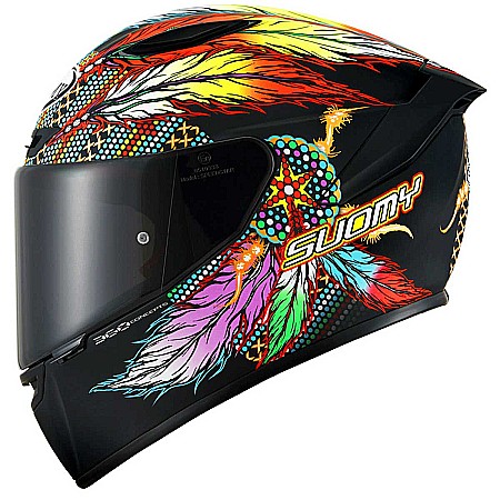 Casca SUOMY Racing Track-1 Chieftain Matt Black