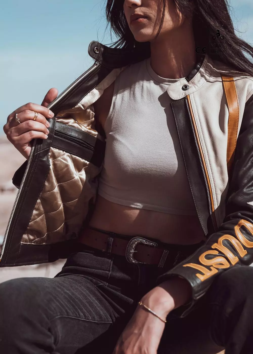 Jachetă Piele Damă Wildust Sisters | Vintage Racing Western [4]