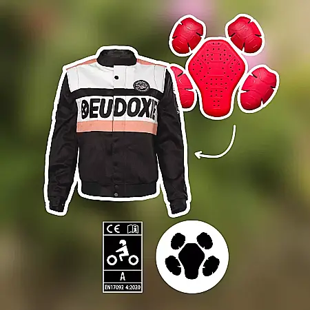 Geaca moto de dama Eudoxie Rider [6]
