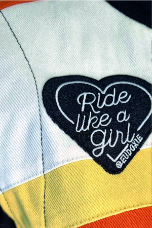 Geaca moto de dama Eudoxie Sunrise [4]