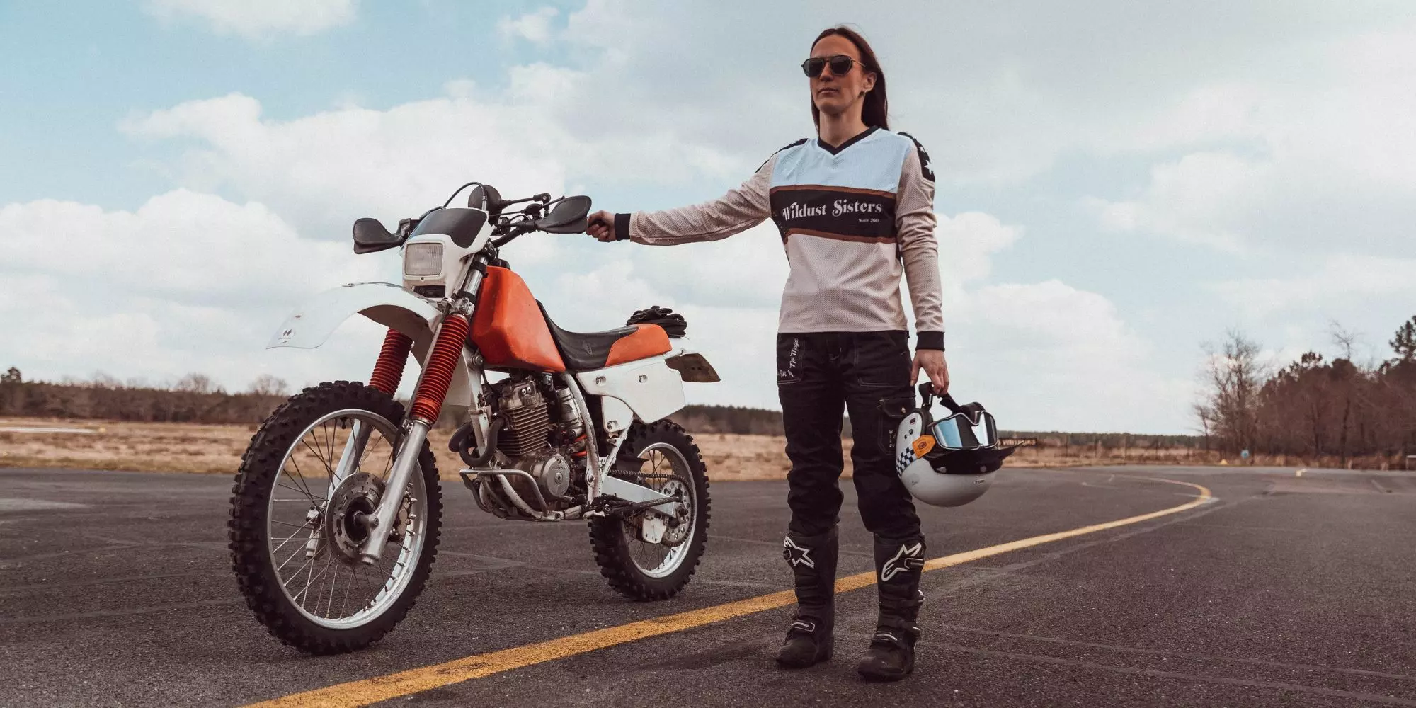 Jersey Motocross Vintage WILDUST SISTERS - Stil Clasic '70s [5]