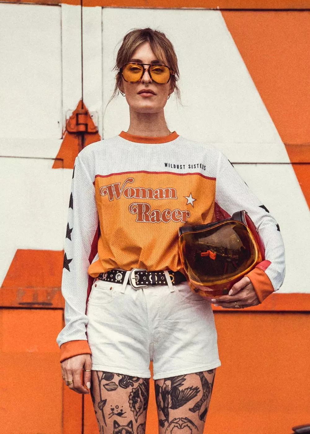 Imbracaminte - Jersey Motocross Vintage WILDUST SISTERS - Stil Clasic '70s