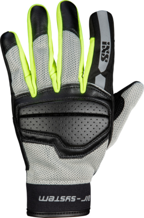 Manusi Moto - Manusi de vara iXS Classic Evo-Air Lady Grey/Yellow