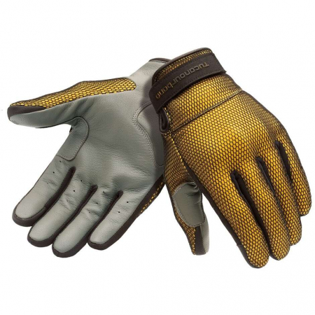 Manusi - Manusi moto de vara TUCANO URBANO Eden Mesh Black/Yellow