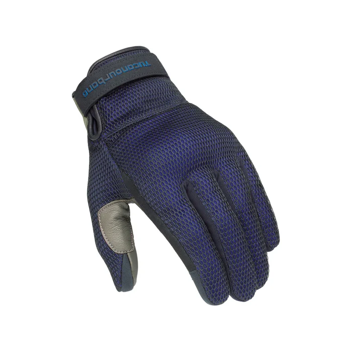 Manusi moto de vara TUCANO URBANO Eden Mesh Black/Blue [1]