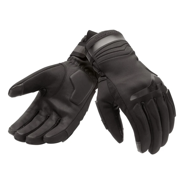 Manusi - Mănuși Moto de Iarnă Impermeabile – Piele Capră & Softshell (Membrană Hydroscud, Protecții CPS, Touchscreen)
