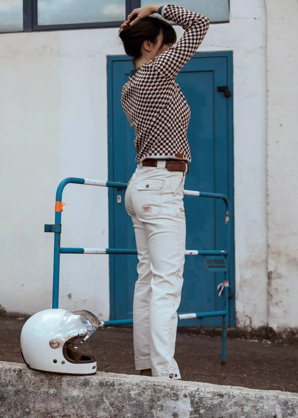 Pantaloni moto de dama Wildust Sisters [4]