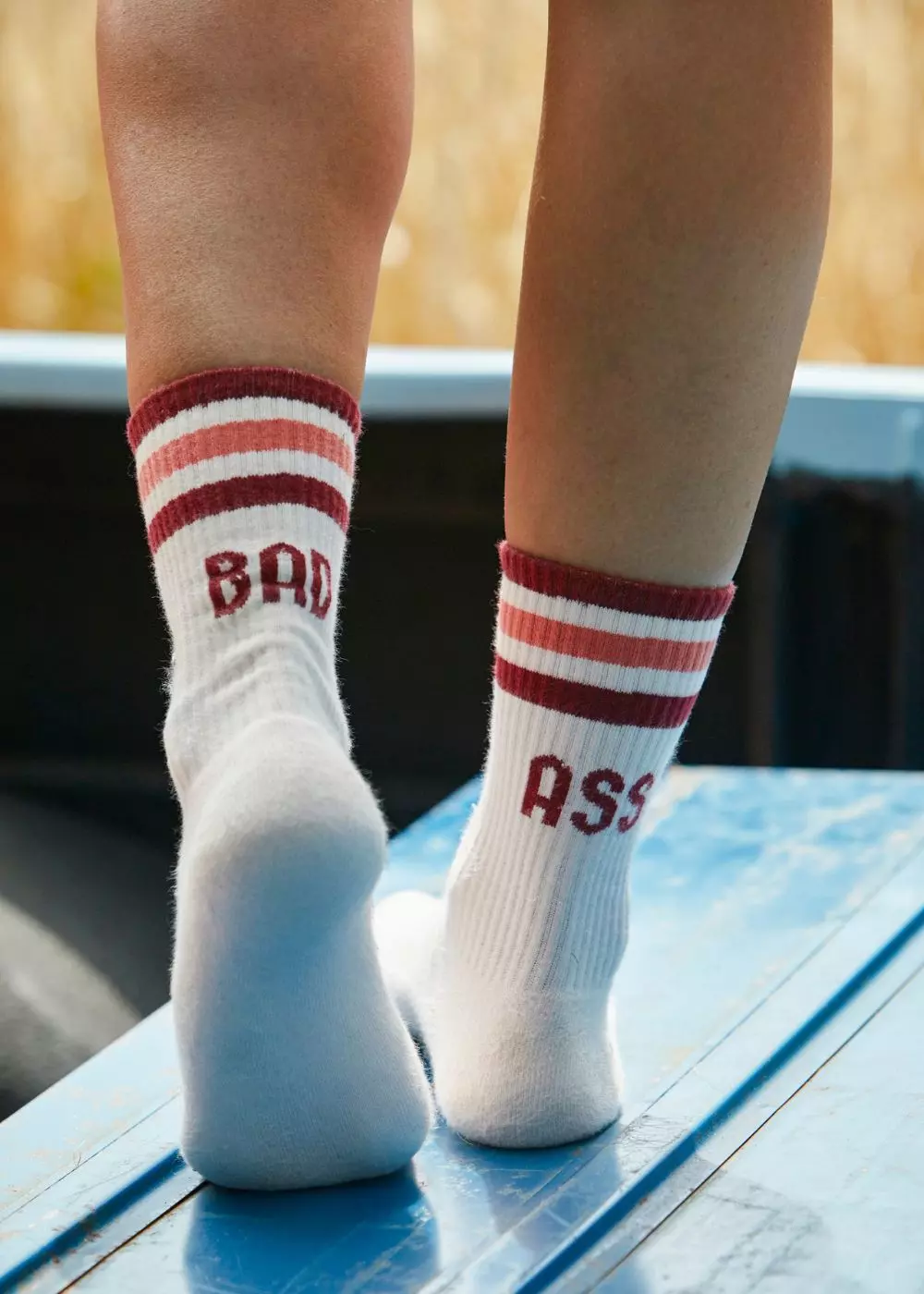 Șosete Moto BAD ASS | Stil '80s | Accesorii Femei | Wildust [2]