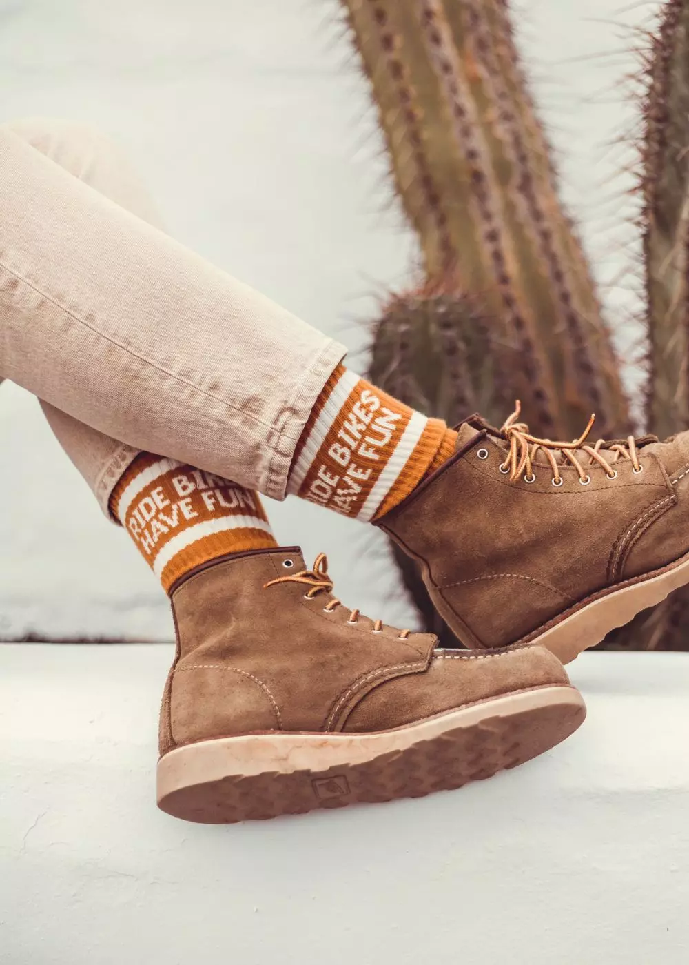 Imbracaminte Functionala - Șosete Moto "Ride Bikes Have Fun" | Accesorii Femei | Wildust