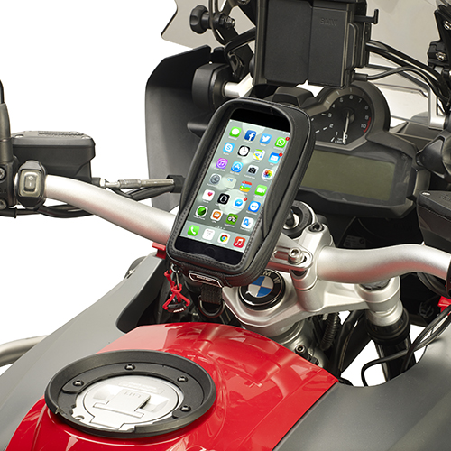 GIVI S957B – Suport telefon moto universal, impermeabil, cu prindere rapidă [2]
