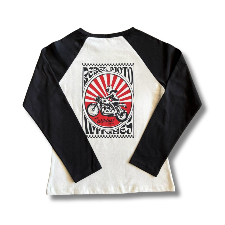 Tricou Baseball Wildust Sisters - Rebel Moto Witches Retro [3]