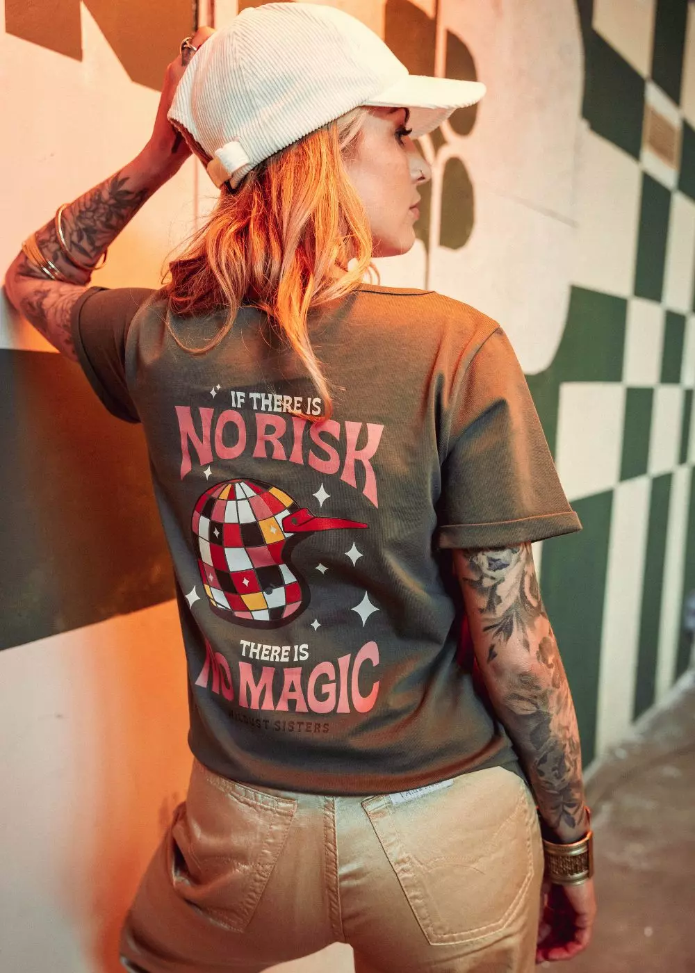 Tricou WILDUST SISTERS "No Risk, No Magic" [1]