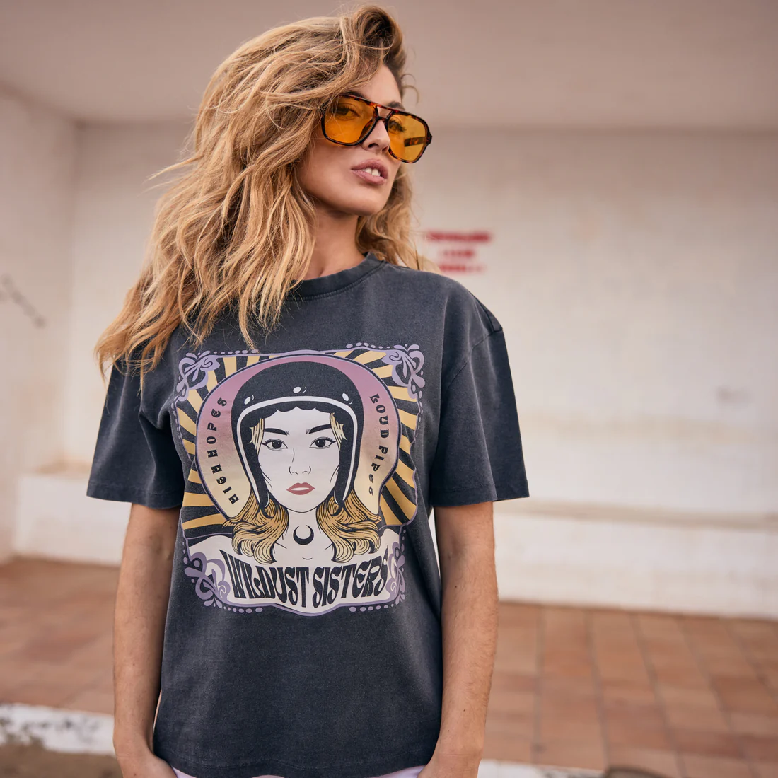 Imbracaminte - Tricou Dama Wildust Rebel Rider – Stil Rock-Biker & Libertate