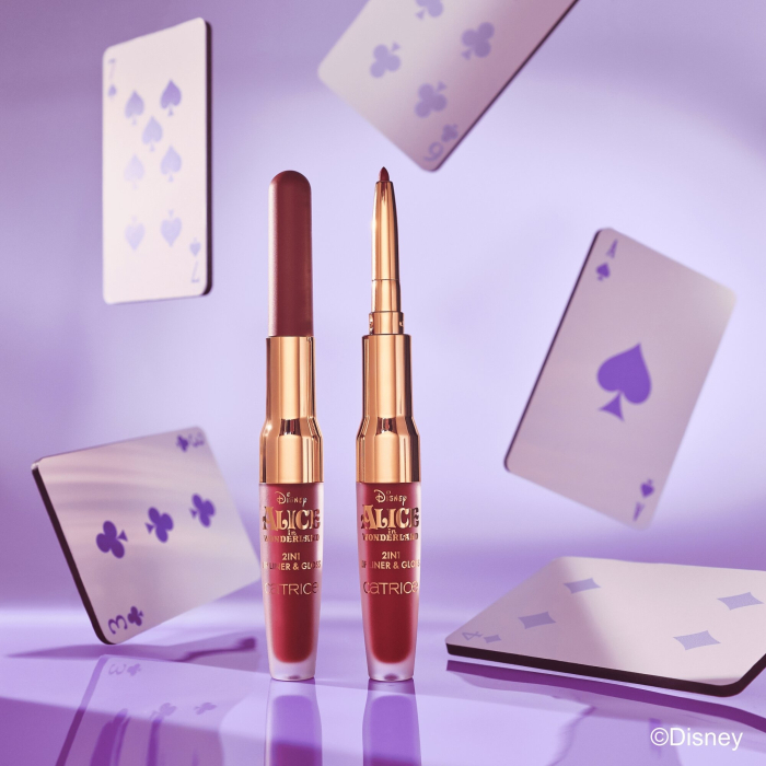 Creion si luciu de buze 2 in 1, Catrice, Disney Alice in Wonderland C02 - Always Curious, 1.77 g [5]