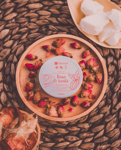 Crema de maini organica cu trandafiri si unt de shea, 60 ml [2]