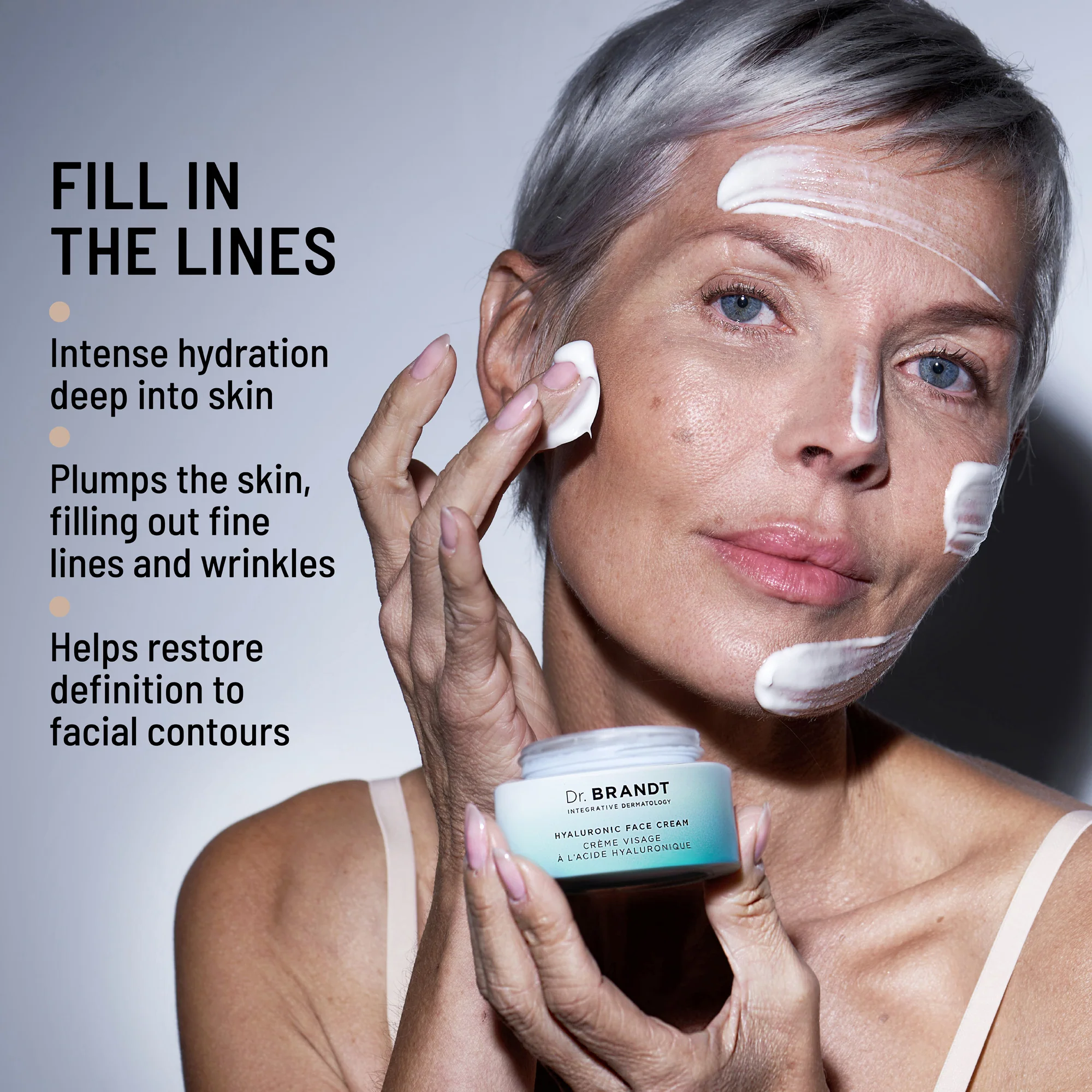Crema pentru fata cu acid hialuronic Needles No More Hyaluronic Face Cream 2.0, 50 ml, Dr. Brandt [4]