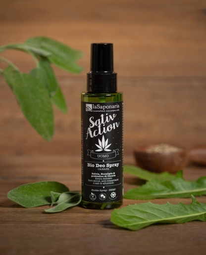 Deodorant organic spray cu canepa pentru barbati, 100 ml [2]