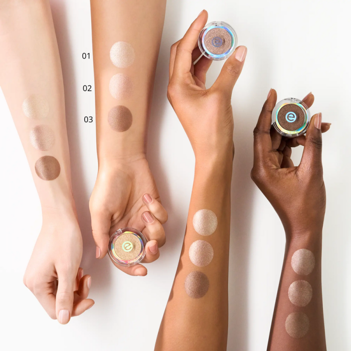 Fard de pleoape mono cu efect pearly 01 - Golden Glow, essence [4]