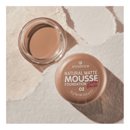 Fond de ten Essence NATURAL MATTE MOUSSE FOUNDATION 02, 16 g [4]