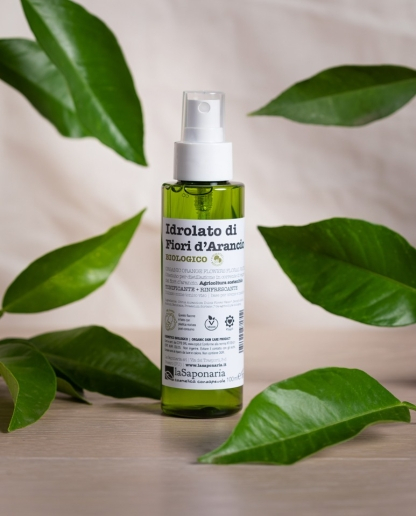 Hidrolat bio (apa florala) regeneranta de floare de portocal, 100 ml [2]