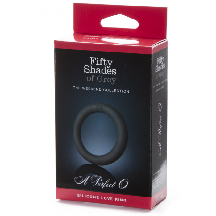 Inel pentru penis din silicon A Perfect O, Fifty Shades of Grey [4]