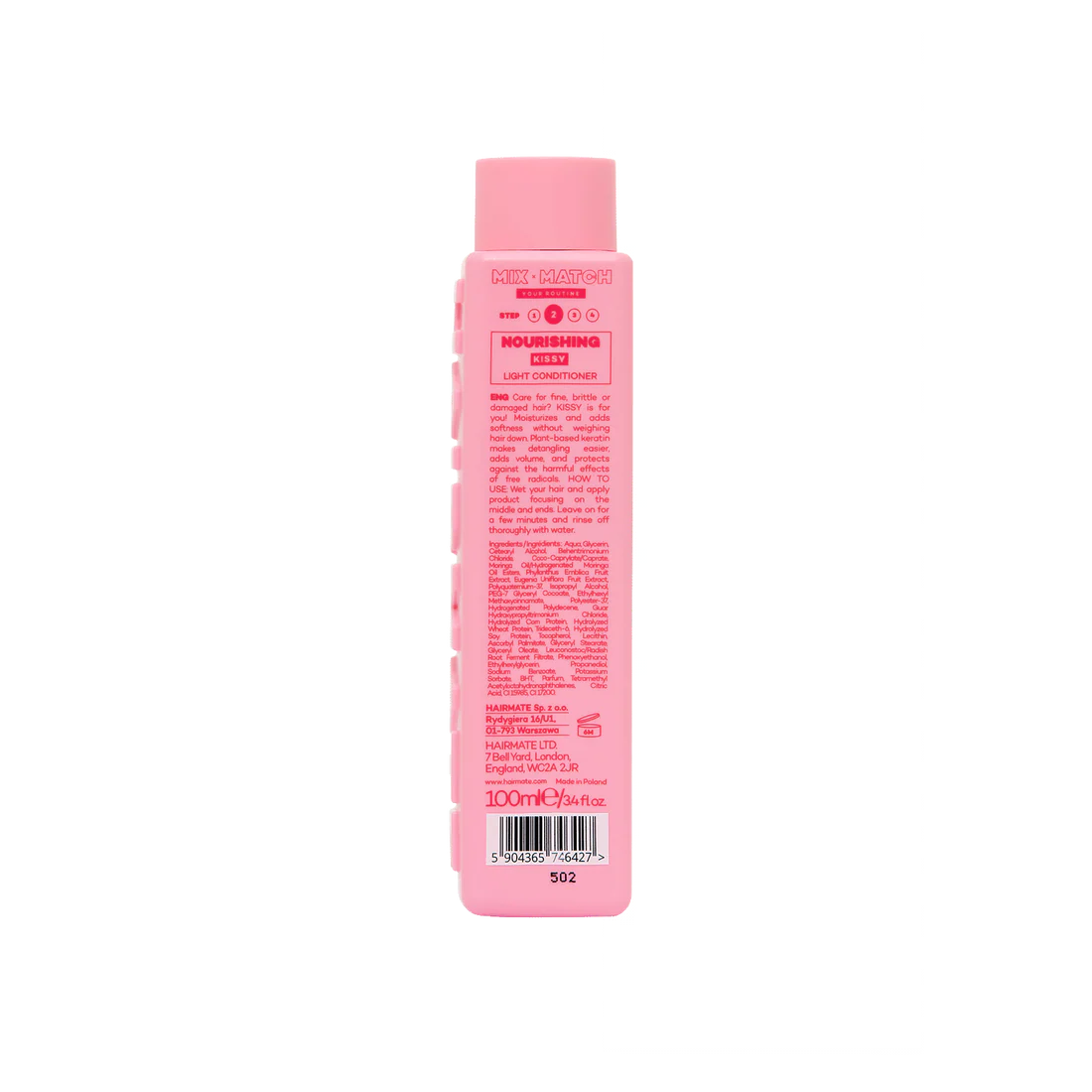 KISSY BALSAM de hidratare pentru par, HAIRMATE, 100ml [3]